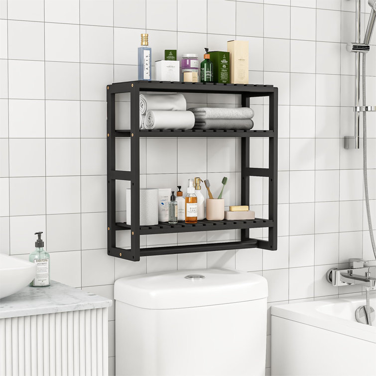 Rebrilliant Musfirah Solid Wood OvertheToilet Storage Wayfair Canada